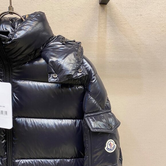 Moncler Maya Glossy Down Jacket – Black | Brand New - Picture 6 of 7